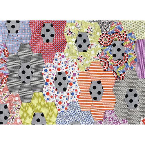 Postcard Project Lozenge Hexagon - Quilt Pattern
