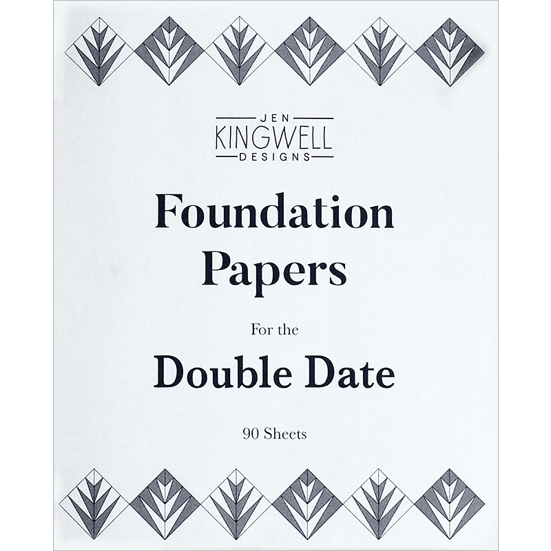 Double Date Quilt Block - Foundation Paper Piecing
