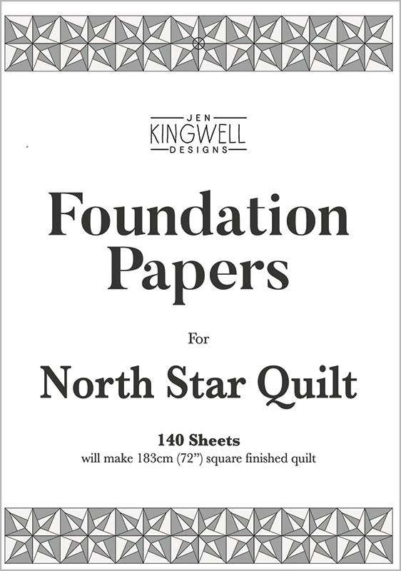 North Star Quilt Block - Foundation Paper Piecing