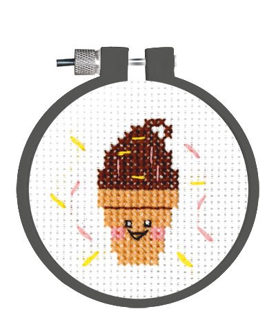 Ice Cream - Cross Stitch Kit