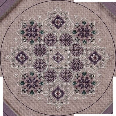 Amethyst Snowflake - Cross Stitch Pattern