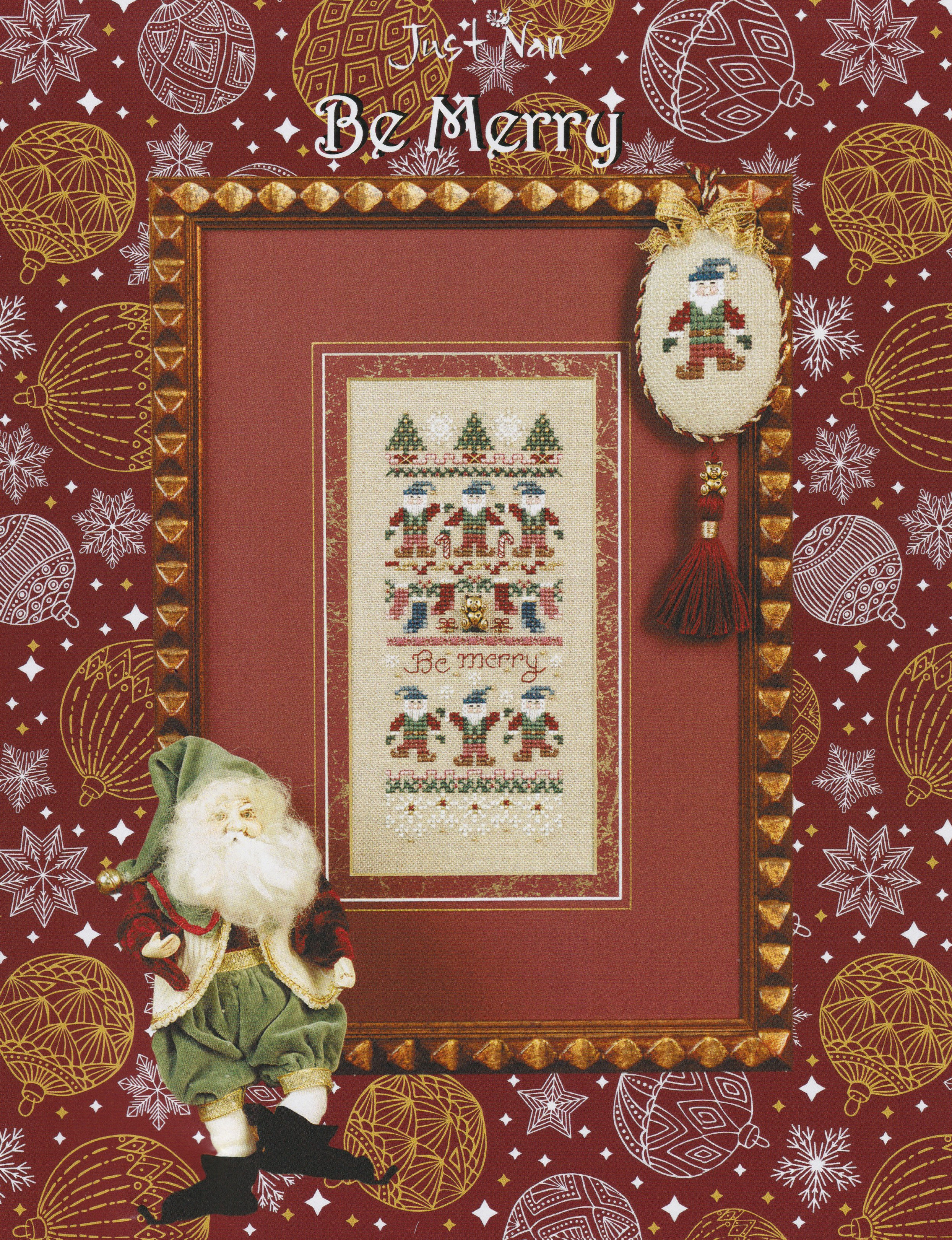 Be Merry with Embellishments - Cross Stitch Pattern