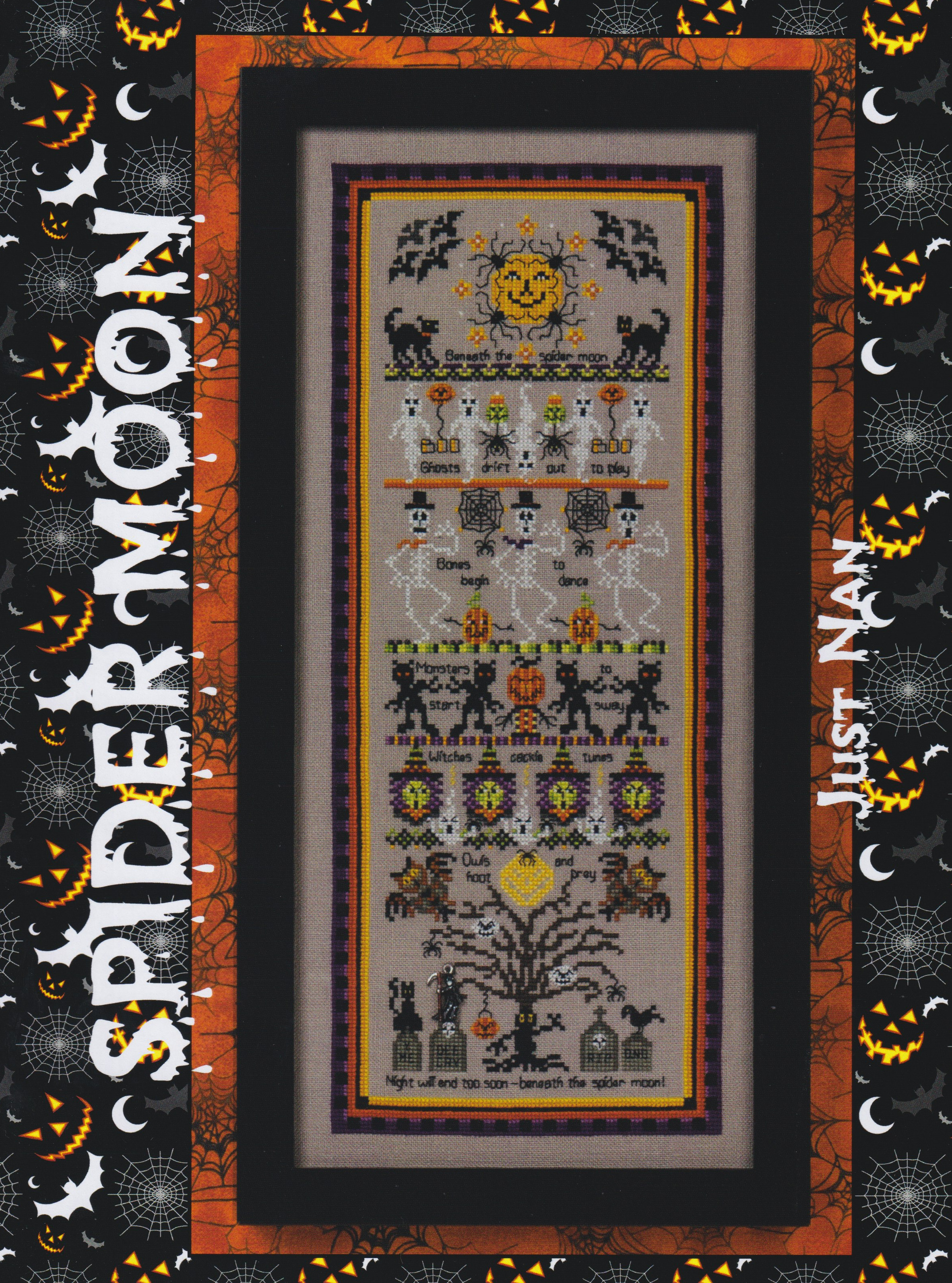 Spider Moon - Cross Stitch Pattern