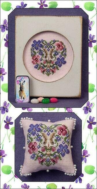Heart of Spring (w/embellishments) - Cross Stitch Pattern