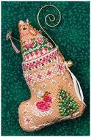 Gingerbread Mouse Fairy Stocking - Cross Stitch Pattern
