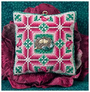 Christmas Nest Ornament - Cross Stitch Pattern