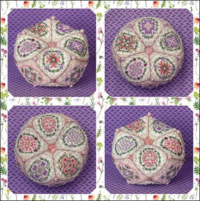 15 Tiny Gardens with embellishments - Cross Stitch Pattern