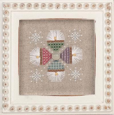 Frosty Gnomes with Embellishments - Cross Stitch Pattern