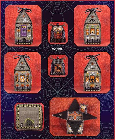 Owlvira's Frightful House - Cross Stitch Pattern