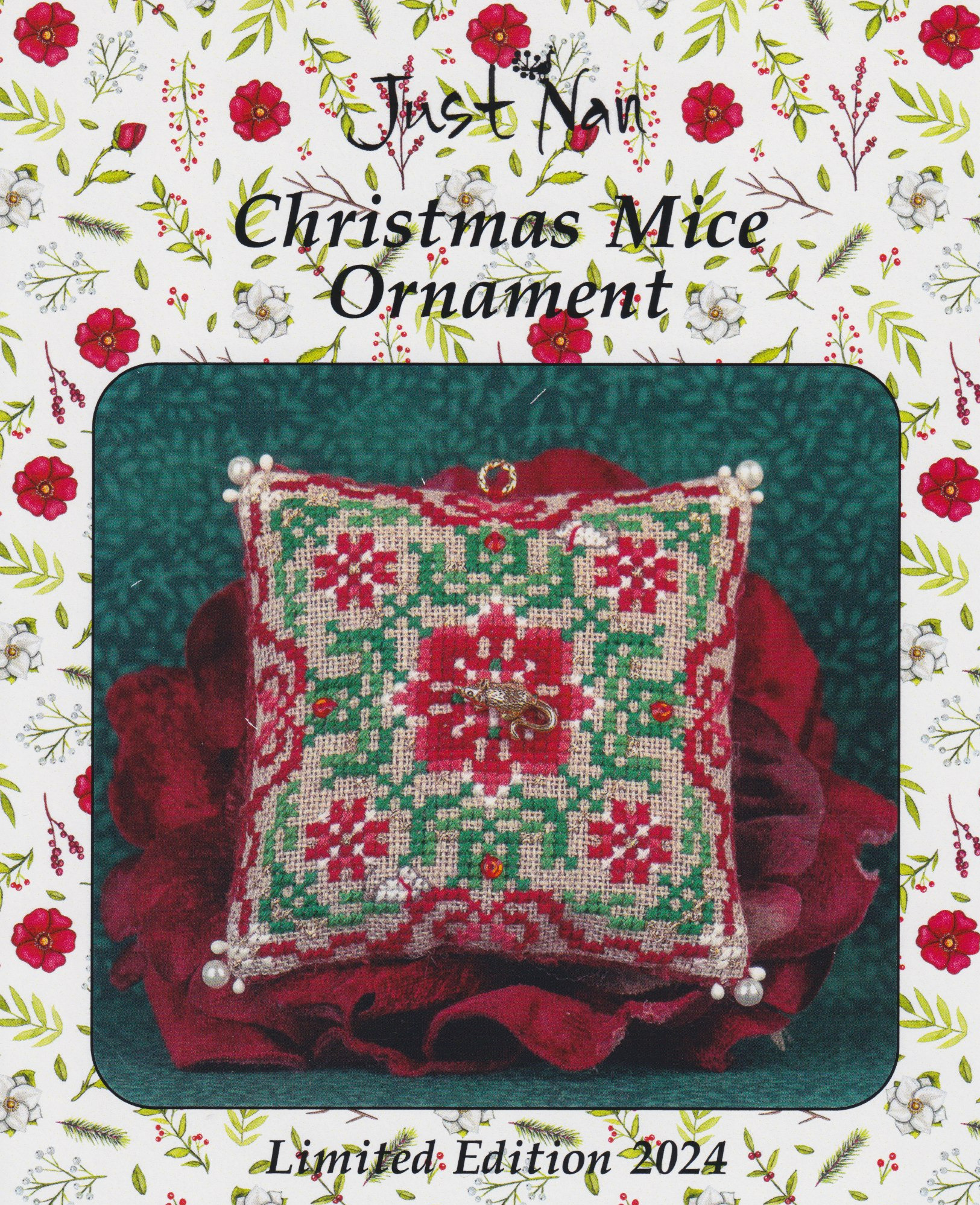 Christmas Mice Ornament - Cross Stitch Pattern