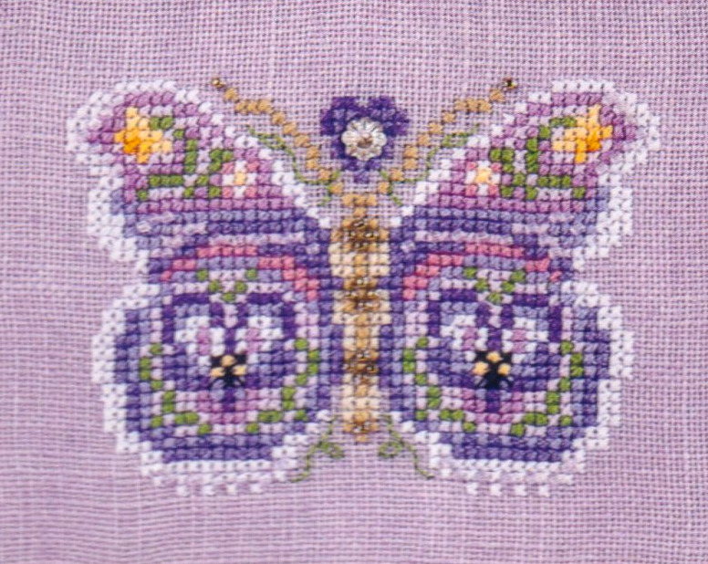 Blooming Butterfly - Cross Stitch Pattern