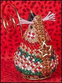 Gingerbread Elf Mouse - Limited Edition Cross Stitch Pattern