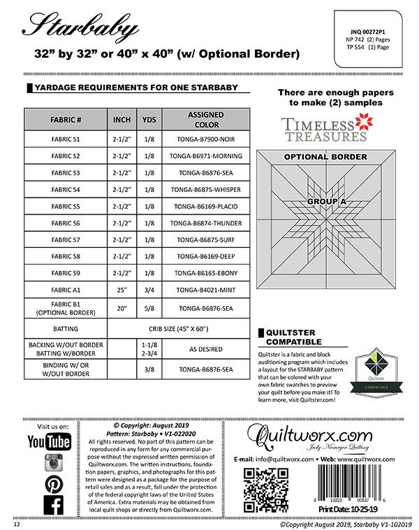 Star Baby - Quilt Pattern