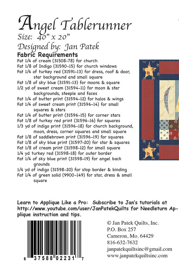 Angel Tablerunner - Quilt Pattern