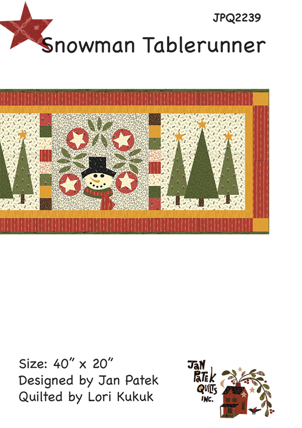 Snowman Table Runner - Quilt Pattern