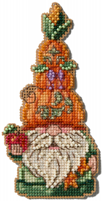 Harvest Pumpkin Gnome - Jim Shore - Cross Stitch Kit
