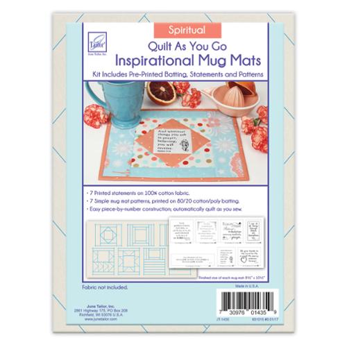 Spiritual Mug Mats - Christian Quilt As You Go Kit