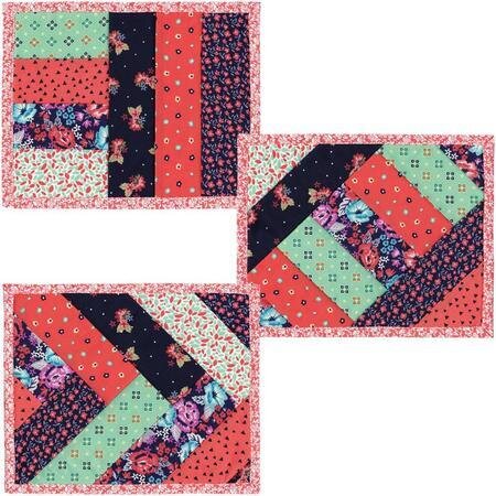 Strip Mug Mats - Quilt As You Go Mug Mats Kit
