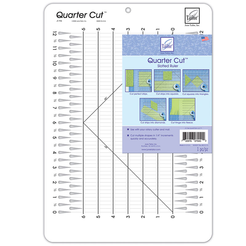 Quarter Cut Cutter Quilt Template