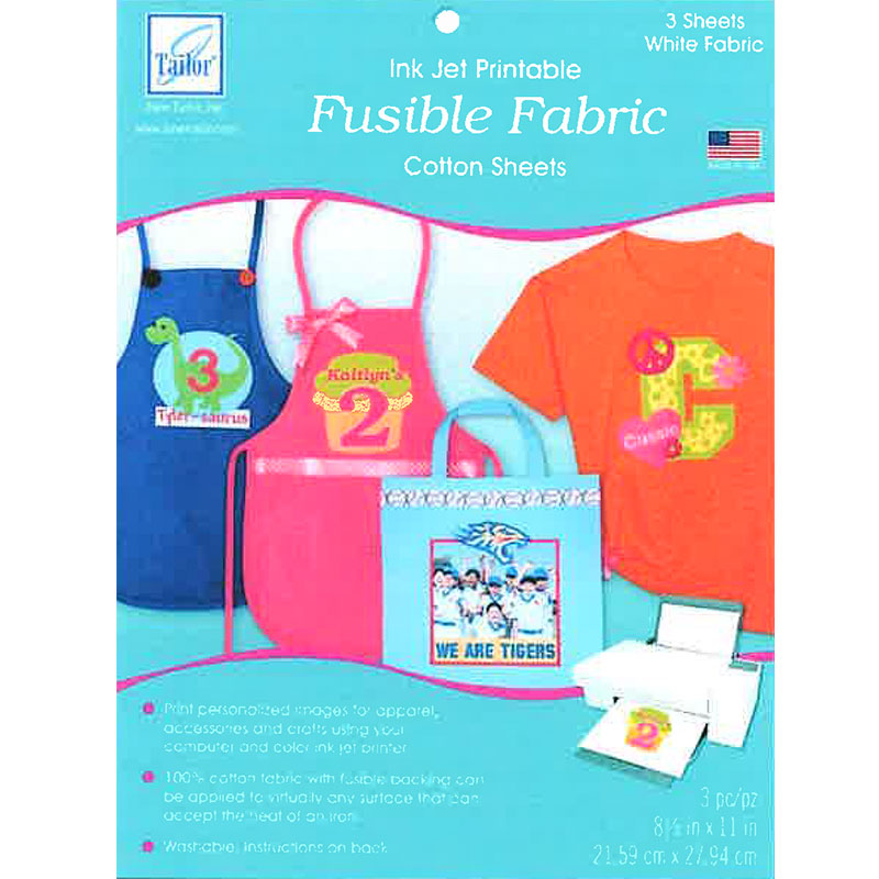 Ink Jet Printable Fusible Cotton
