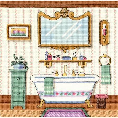 Victorian Bath - Cross Stitch Kit