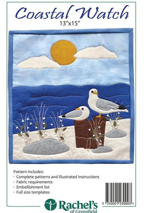 Wall Quilt Coastal Watch 13" x 15" - Quilt Kit