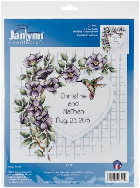 Garden Trellis - Cross Stitch Kit