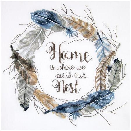 Build Our Nest - Stamped Cross Stitch Kit