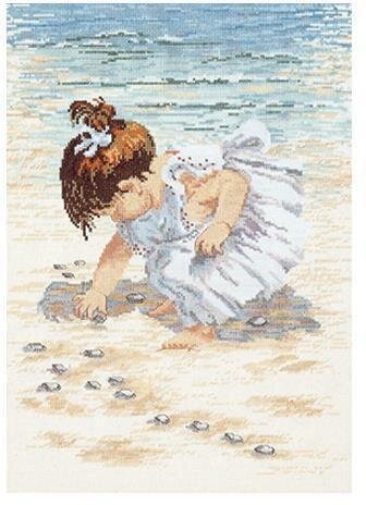 Collecting Shells - Cross Stitch Kit