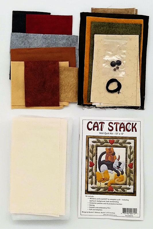 Cat Stack - Wall Quilts Kit