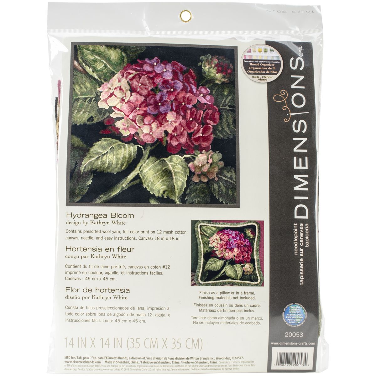 Hydrangea Bloom - Needlepoint Kit