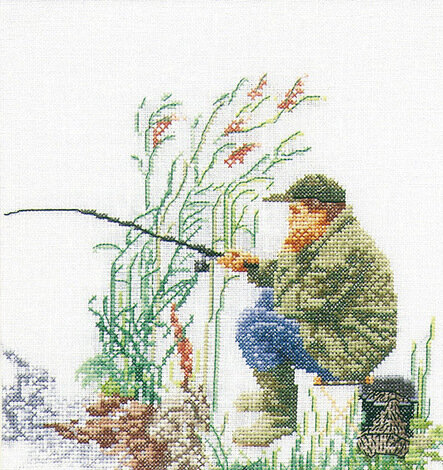 Fishing Cross Stitch Kit