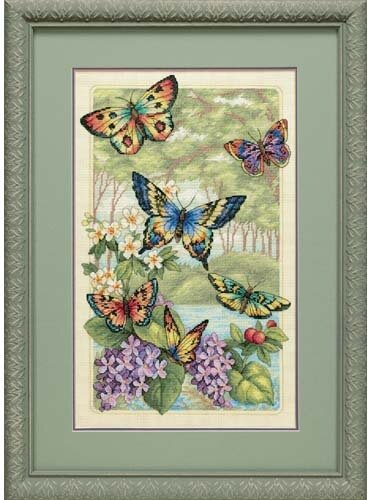 Butterfly Forest - Cross Stitch Kit