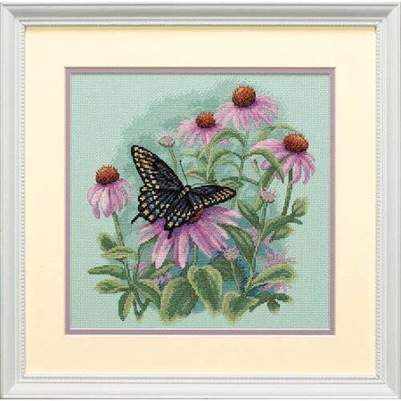 Butterfly & Daisies - Cross Stitch Kit