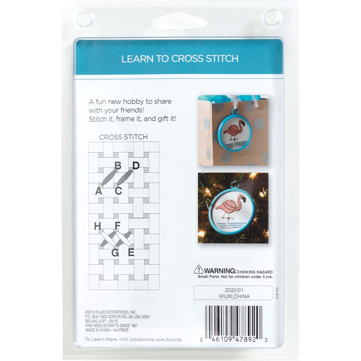 Sloth Beginner Mini - Counted Cross Stitch Kit