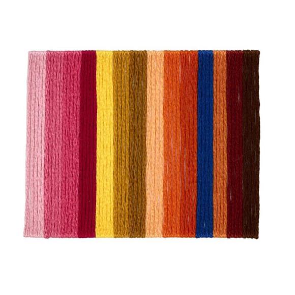 Mindful Celestial Harmony 6" Round - Cross Stitch Kit