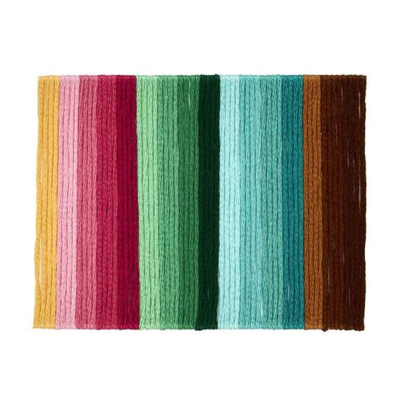 Mindful Bird 6" Round - Counted Cross Stitch Kit