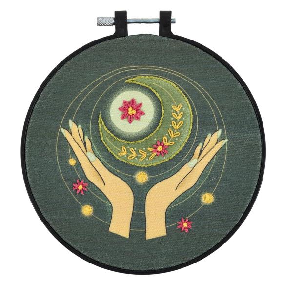 Mindful Lunar Balance 6" Round - Cross Stitch Kit