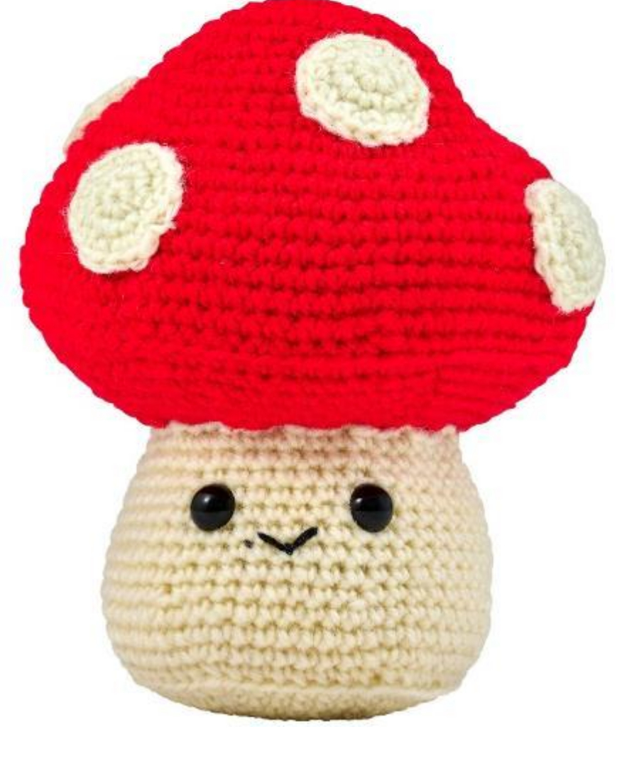 Juno The Mushroom 5" - Amigurumi Crochet Kit
