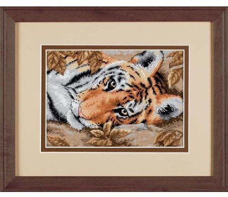 Beguiling Tiger - Cross Stitch Kit