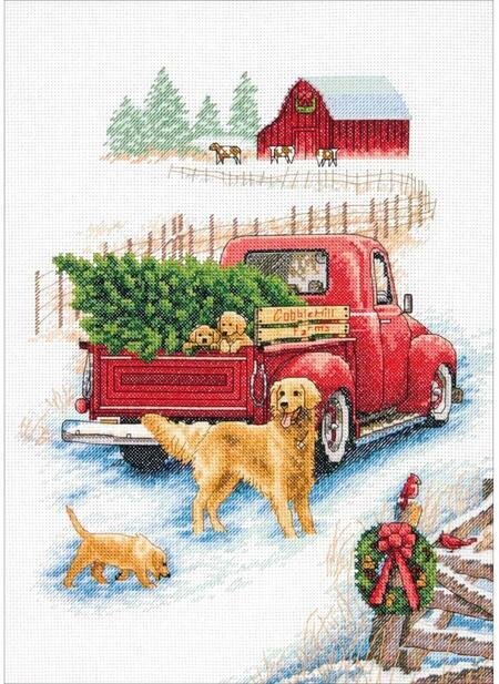 Winter Ride - Christmas Cross Stitch Kit