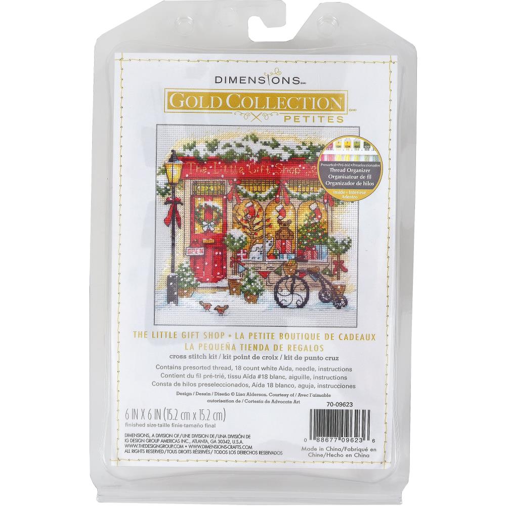 The Little Gift Shop- Christmas Cross Stitch Kit