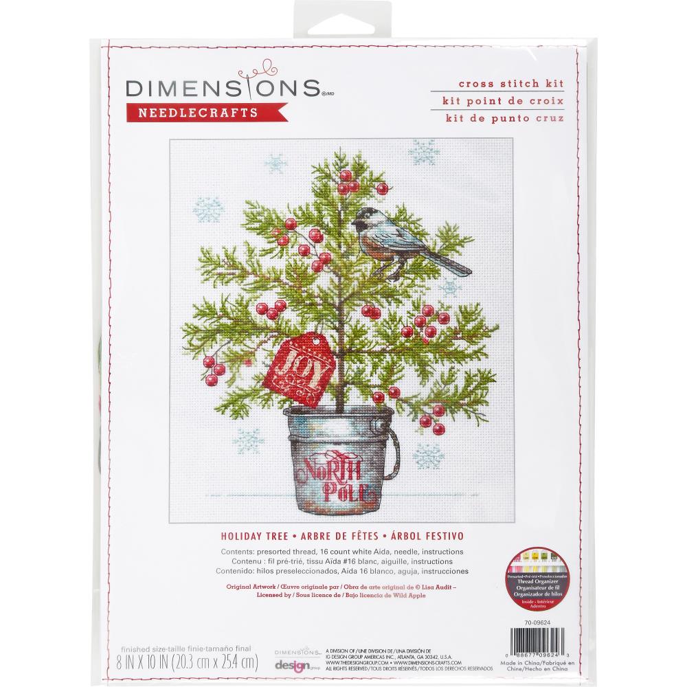 Holiday Tree - Christmas Cross Stitch Kit
