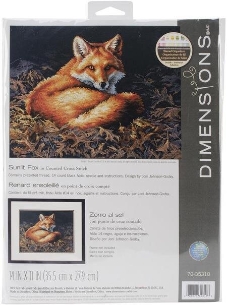 Sunlit Fox - Cross Stitch Kit