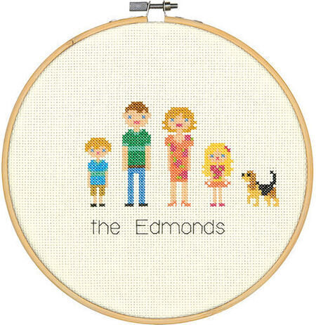 All In The Family - Cross Stitch Kit