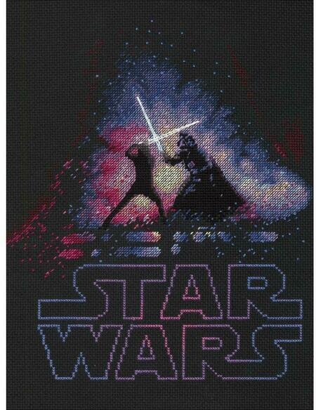 Luke and Darth Vader - Star Wars Cross Stitch Kit