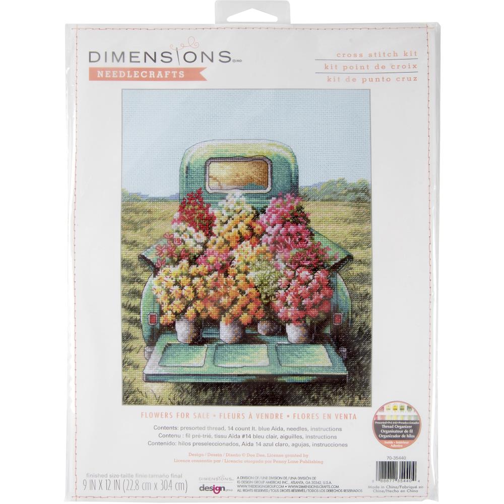 Flowers For Sale - Cross Stitch Kit
