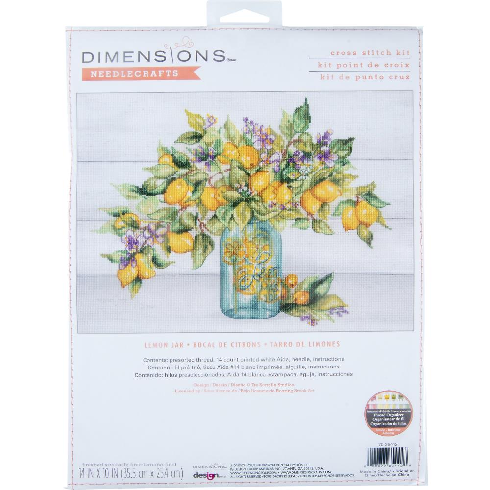 Lemon Jar - Cross Stitch Kit