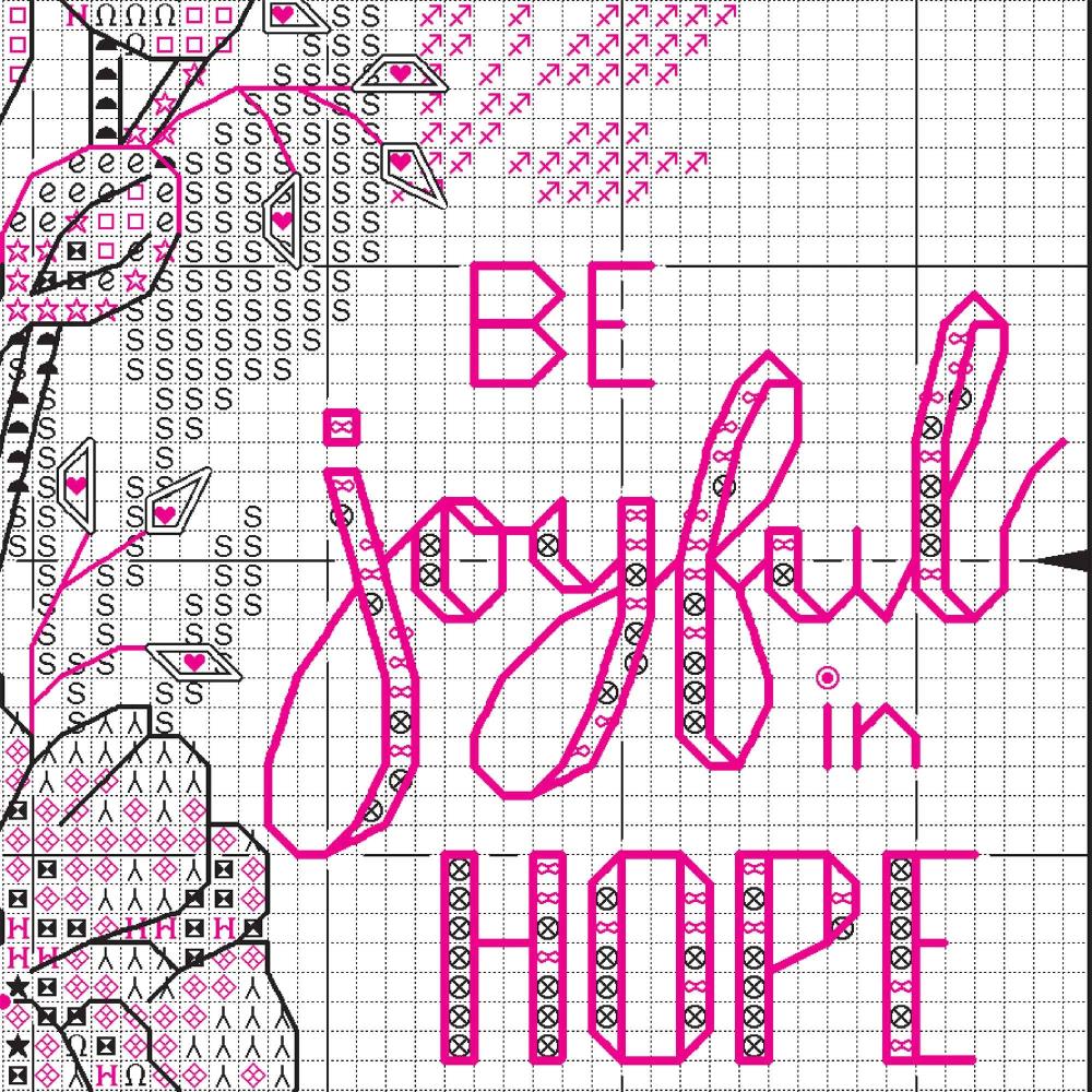 Joyful Floral - Christian Counted Cross Stitch Kit