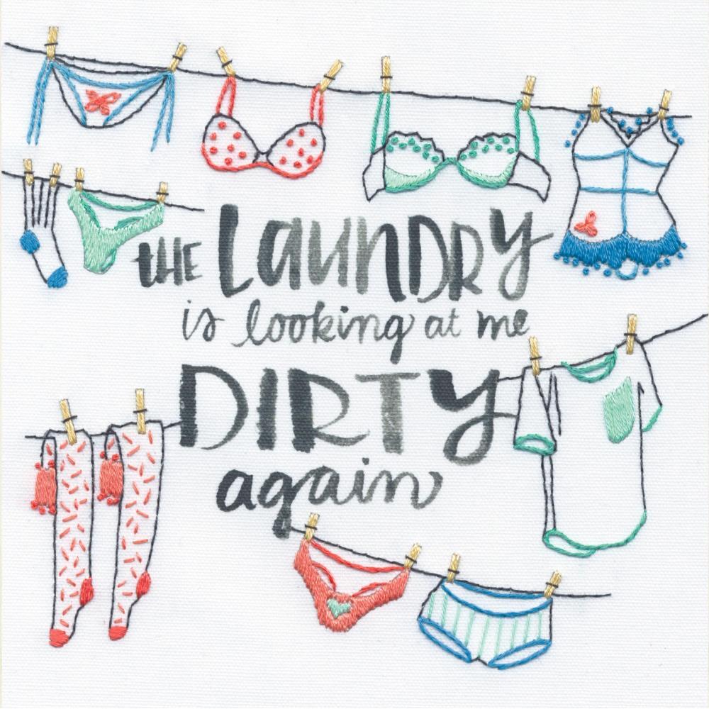Out To Dry - Embroidery Kit